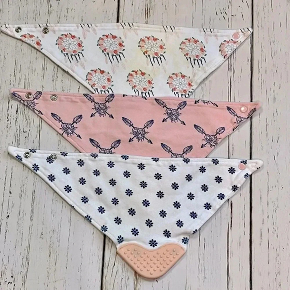 Yoga Sprouts 3 pack bandana bibs - Picture 1 of 5